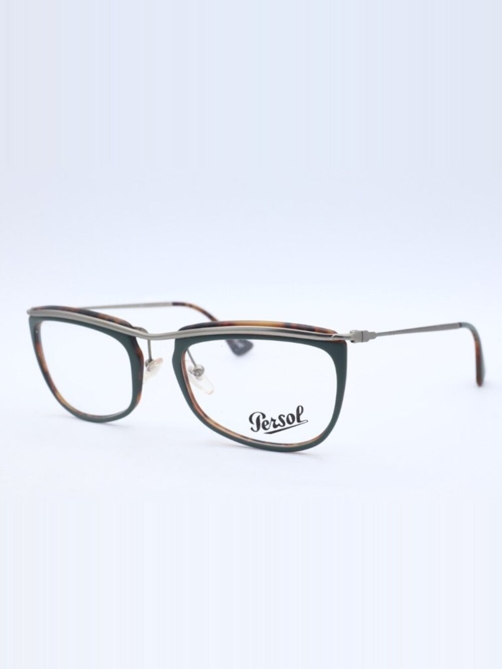 New Authentic PERSOL 3083-V 1007 Green Matte Havana RX 51mm Eyeglasses
